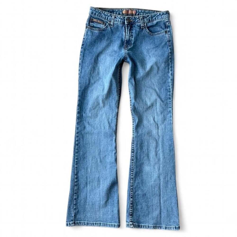 Y2K LEI Low‑Rise Flare Jeans – Size 11